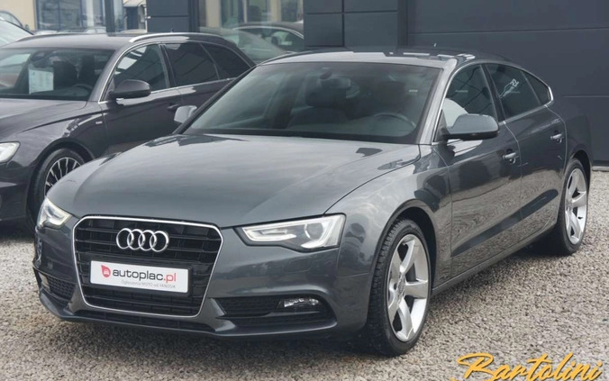 Audi A5 cena 63900 przebieg: 180000, rok produkcji 2013 z Biskupiec małe 172